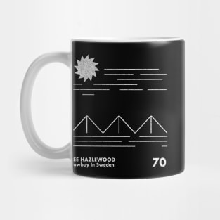 Lee Hazlewood / Minimal Graphic Design Tribute Mug